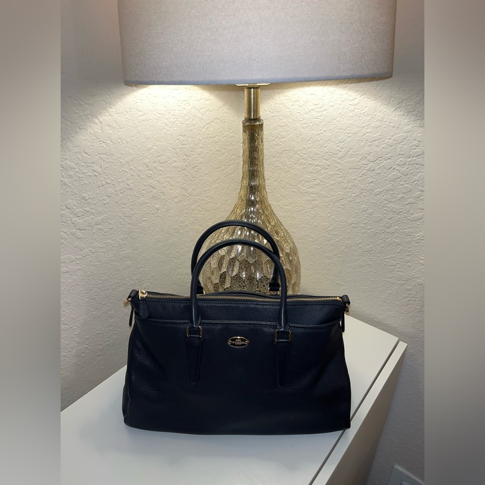 Midnight blue/black Coach Bag purse